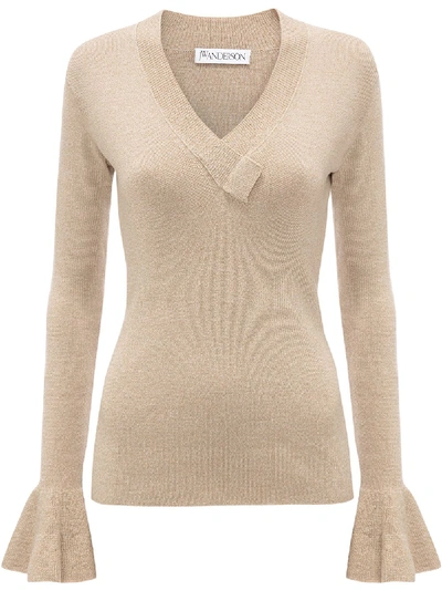 Jw Anderson J.w. Anderson Women's Beige Wool Sweater