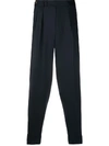 PT01 VIRGIN WOOL CROPPED TAPERED TROUSERS