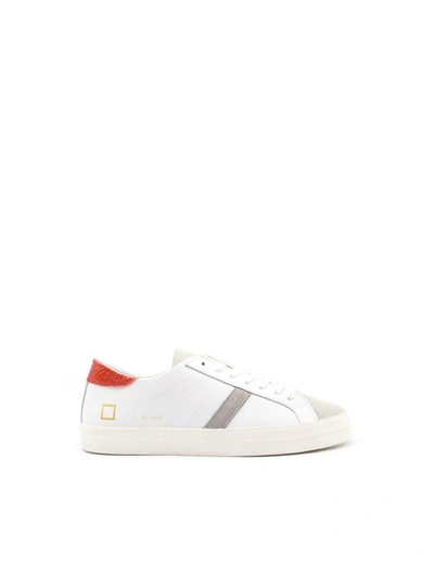 Date D.a.t.e. Men's White Leather Trainers