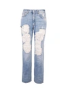 GIVENCHY GIVENCHY WOMEN'S LIGHT BLUE COTTON JEANS,BW50HE50F7452 28