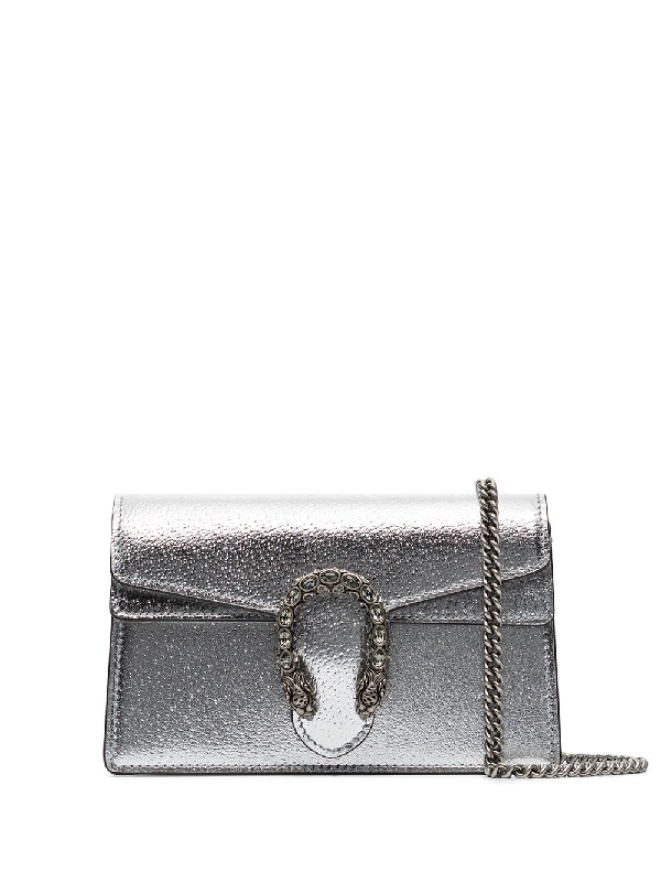 Gucci Dionysus Super Mini Bag In Silver | ModeSens