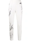 ERMANNO SCERVINO PRINTED CROPPED TROUSERS