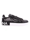 DOLCE & GABBANA LEATHER SNEAKERS,11478010