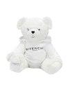 GIVENCHY WHITE SWEATSHIRT TEDDY BEAR,11476904