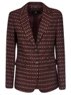 ETRO DIAMOND PATTERNED BLAZER,11476353