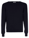 Jil Sander Classic Ribbed Sweater In Black