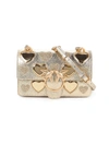 PINKO LOVE MINI ICON STUDDED HEART C,11476755