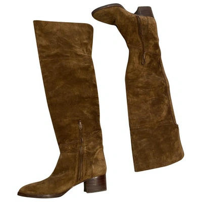 Pre-owned Chloé Boots In Brown