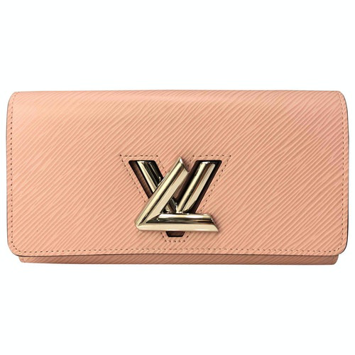 Pre-Owned Louis Vuitton Twist Pink Leather Wallet | ModeSens
