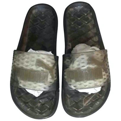 Pre-owned Fenty X Puma Black Rubber Sandals