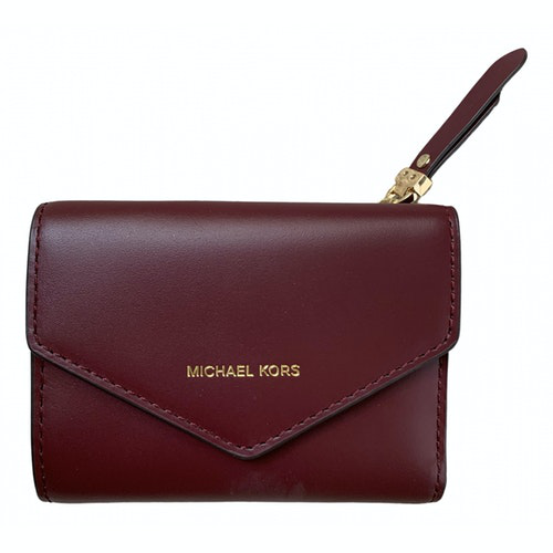 michael kors wallet burgundy
