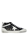 GOLDEN GOOSE MID STAR LEATHER SNEAKERS,060059155663