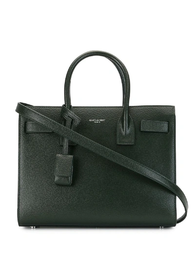 Saint Laurent Baby Bowen Tote Bag In Green