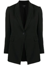 THEORY CROP SLEEVE BUTTONED BLAZER