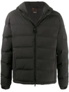 Aspesi Zipped Padded Jacket In Black