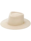 Van Palma Ulysse Chain Detail Hat In Neutrals