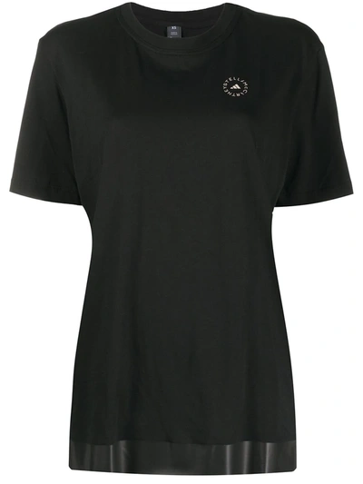 Adidas By Stella Mccartney Short-sleeved Performance T-shirt In Black