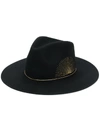 VAN PALMA BASILE BEAD EMBELLISHED HAT