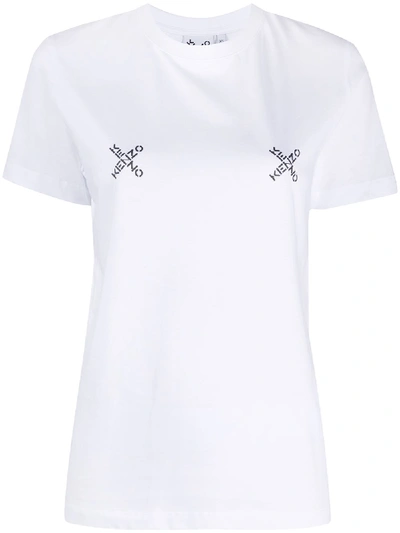 Kenzo 十字logo T恤 In White