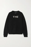 THE MARC JACOBS JACQUARD-KNIT WOOL-BLEND SWEATER