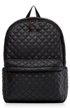 Mz Wallace Metro Backpack In Black/ Black