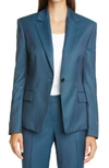 HUGO BOSS JANERA WOOL BLAZER,5043303297500