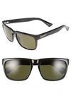 Electric Knoxville 56mm Polarized Sunglasses In Gloss Black/ Grey Polar