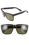 Electric Knoxville Xl 61mm Polarized Sunglasses In Matte Black/ Grey Polar