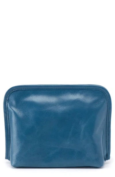 Hobo Beauty Leather Cosmetics Case In Riviera