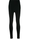 Sandro Yannick High Waisted Leggings In Black