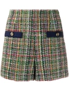 SANDRO BOUCLE SHORTS