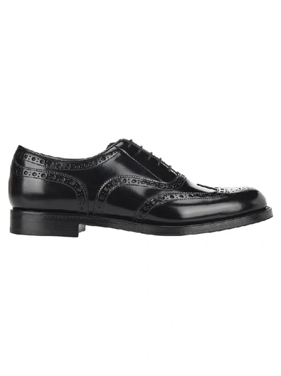 Prada Oxford Shoes In Black