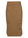 GIVENCHY GIVENCHY 4G BUTTON PENCIL SKIRT