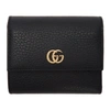 GUCCI GUCCI BLACK SMALL MARMONT WALLET