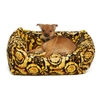 VERSACE BLACK BAROCCO DOG BED