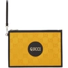 GUCCI YELLOW OFF THE GRID POUCH