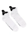 ALEXANDER MCQUEEN ALEXANDER MCQUEEN COTTON BLEND SOCKS IN WHITE