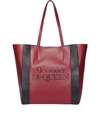 ALEXANDER MCQUEEN ALEXANDER MCQUEEN SIGNATURE TOTE BAG IN RED AND BLACK