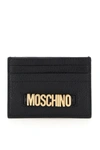 MOSCHINO LOGO CARD HOLDER,11478102