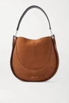 PROENZA SCHOULER ARCH LARGE SUEDE AND LEATHER SHOULDER BAG