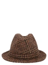 DOLCE & GABBANA DOLCE & GABBANA TWEED FEDORA HAT