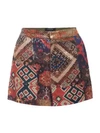 Le Superbe P.o.p Tapestry Mini Skirt In Tapestry Patchwork