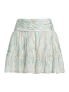 RAMY BROOK FIORA SKIRT FLOUNCE MINI SKIRT