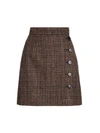 DOLCE & GABBANA Check Mini Skirt