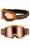 Smith Kids' Daredevil 170mm Snow Goggles In Orange Camouflage/ Orange