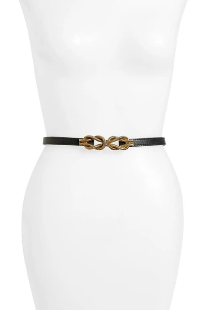 Raina 'lillian' Belt In Jet Black