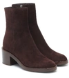 GIANVITO ROSSI MARGAUX SUEDE ANKLE BOOTS,P00479887
