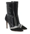 ALEXANDRE VAUTHIER ANE EMBELLISHED LEATHER ANKLE BOOTS,P00482608
