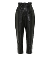 THE FRANKIE SHOP KATE FAUX LEATHER PAPERBAG PANTS,P00497864