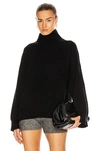 Loulou Studio Murano Cashmere Sweater In Black